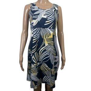 Columbia PFG Activewear Dress Women Med Multi-Color Tank Tropical Print